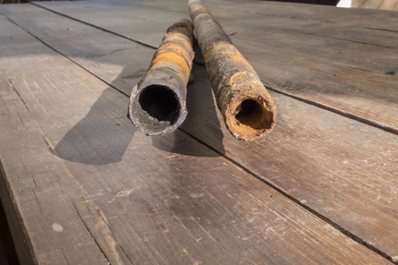 Rusted pipes